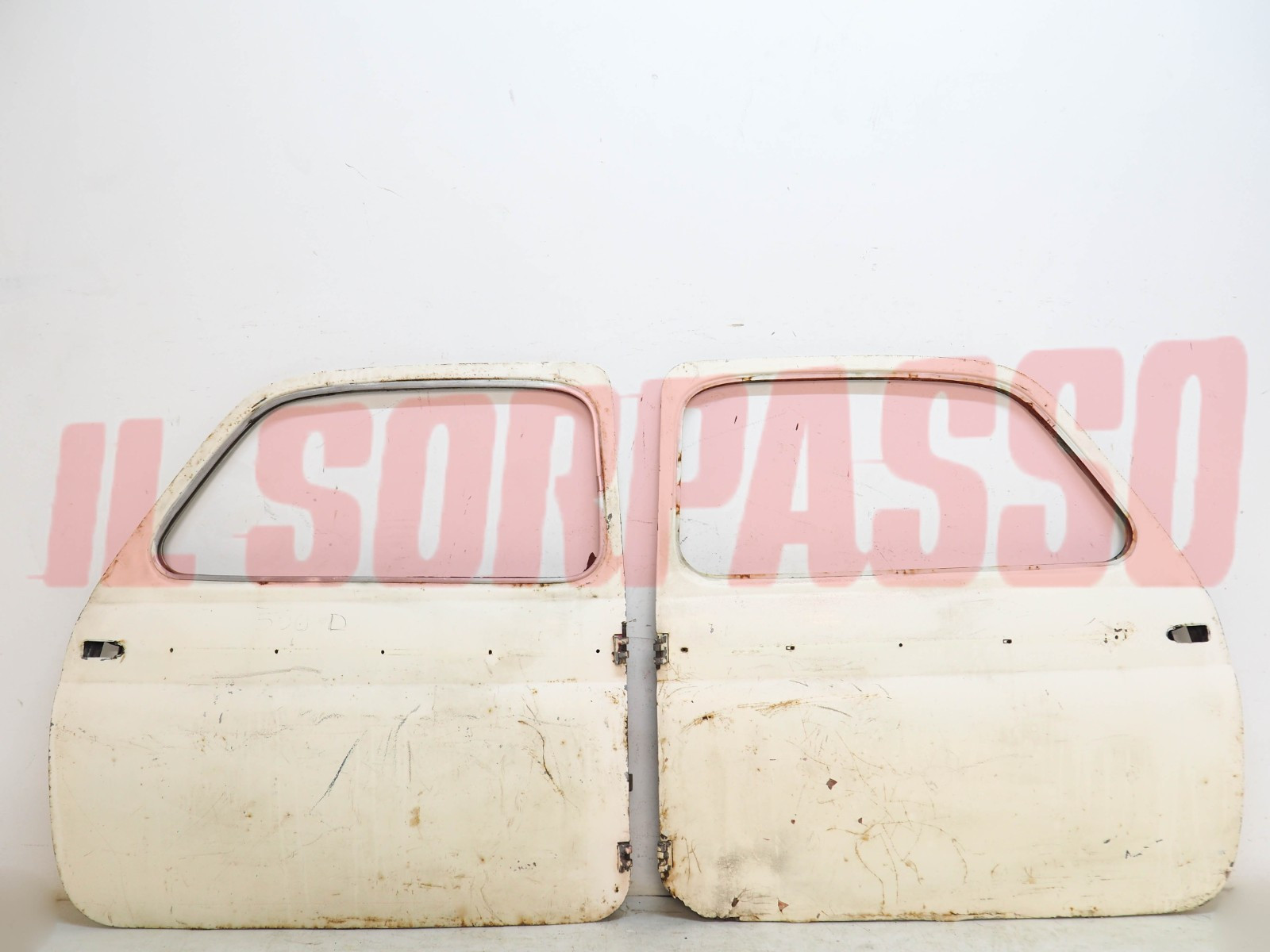 PORTA PORTIERA DESTRA + SINISTRA FIAT NUOVA 500 N - D ORIGINALI