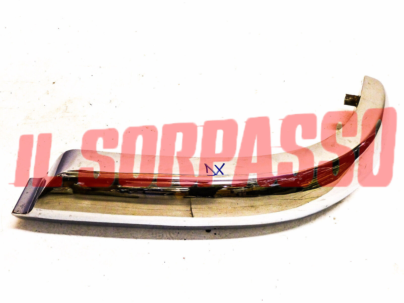 PARAURTI POSTERIORE DESTRO FIAT 1100 T MILITARE ORIGINALE REAR BUMPER