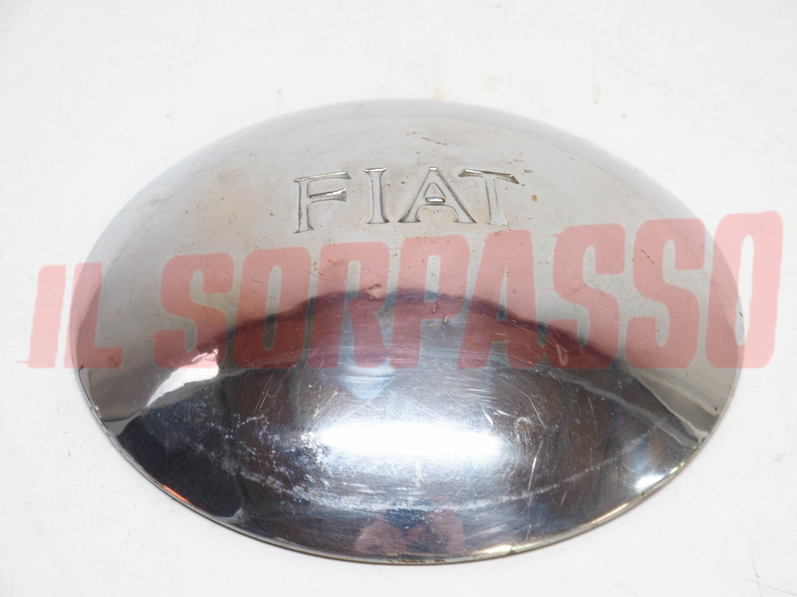COPPA RUOTA BORCHIA CERCHIO FIAT 508 C 1100 A B E MUSONE ORIGINALE CROMATA