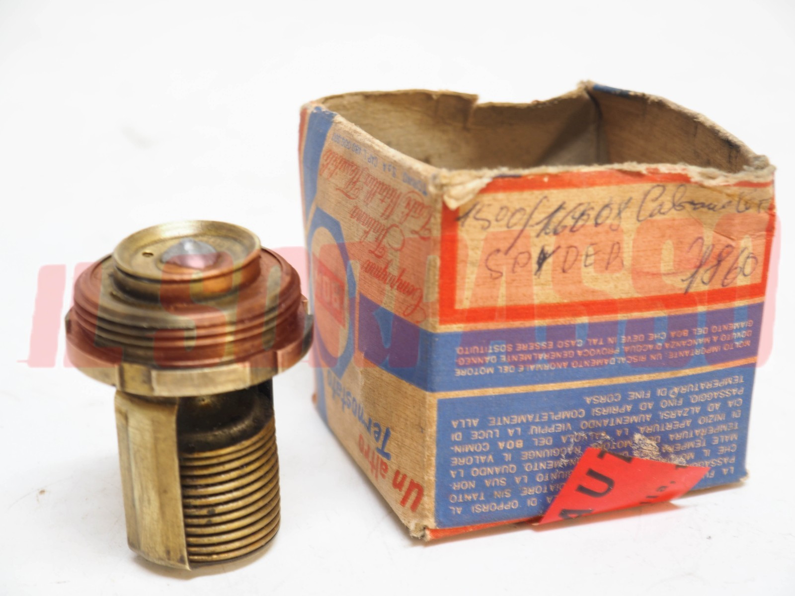 TERMOSTATO POMPA ACQUA FIAT 1500 1600 OSCA COUPE SPIDER ORIGINALE