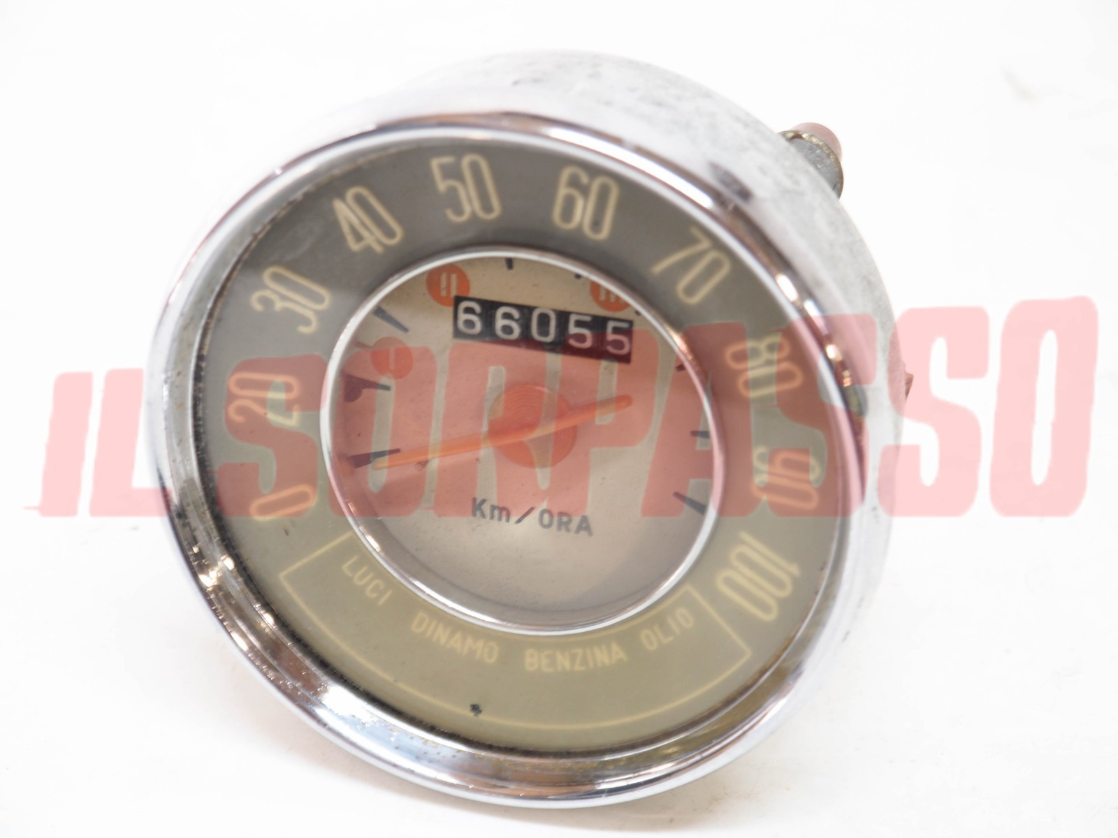 STRUMENTO CONTACHILOMETRI CRUSCOTTO FIAT NUOVA 500 N ORIGINALE