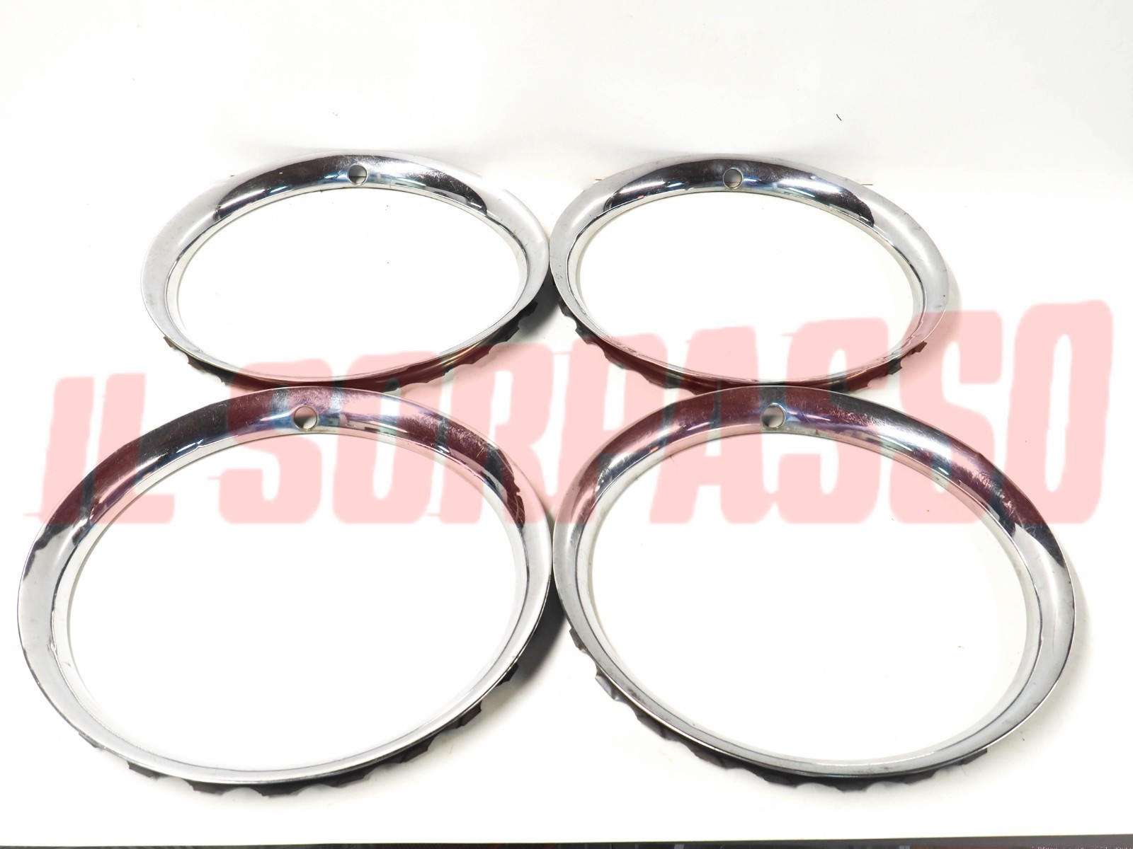 ANELLI GHIERE CERCHI RUOTA 14 FIAT 1100 103 E TV H D 1200 1500 SPIDER TRIBERTI