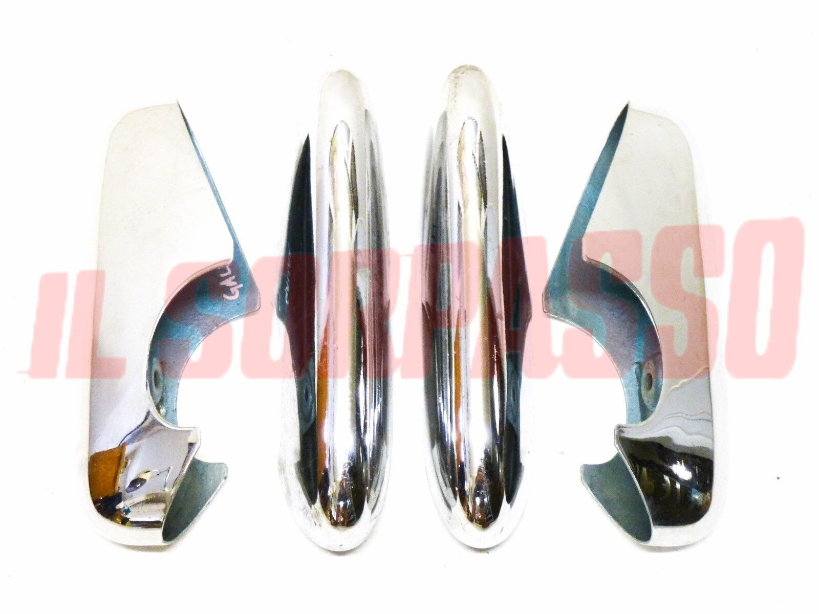 ROSTRI PARAURTI ANTERIORE POSTERIORE FIAT 1100 103 '58 ORIGINALI