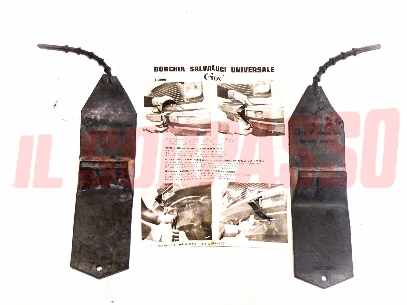 SALVA FANALINI PARAURTI FIAT 126 - 127 - 128 - 131 MODELLO FINE ACCESSORIO