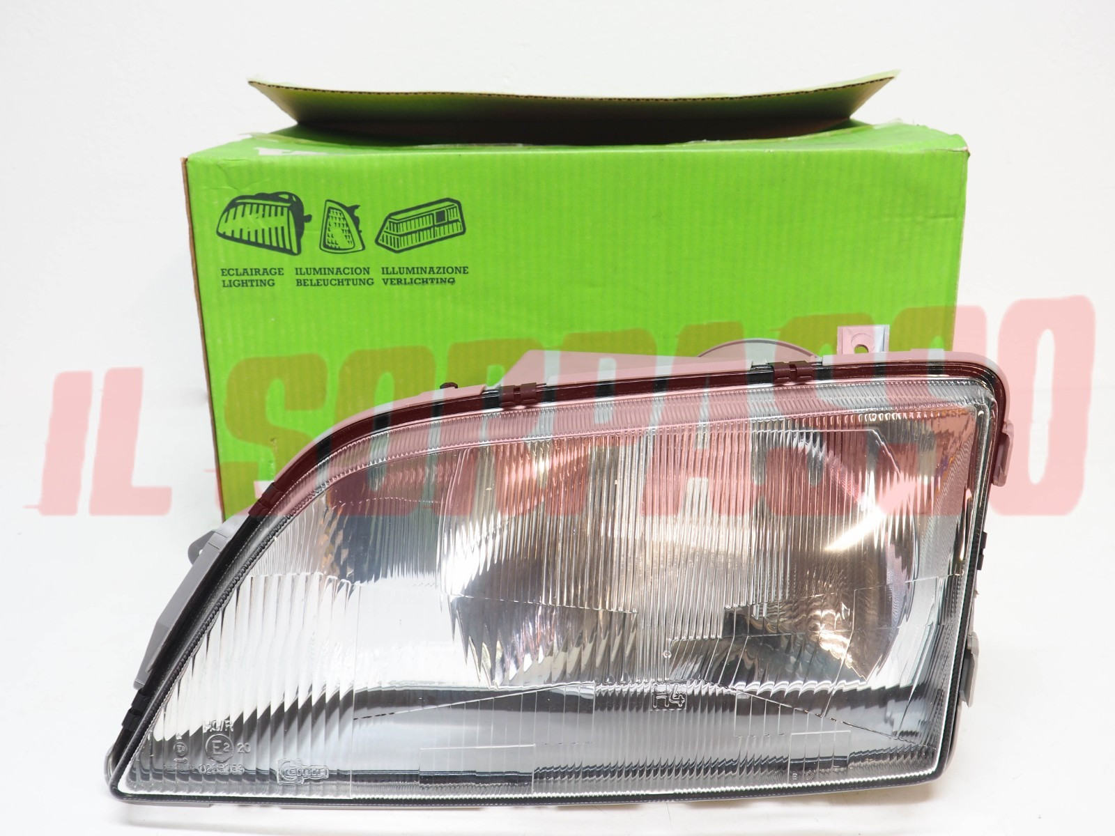 GRUPPO OTTICO FANALE FARO SINISTRO OPEL OMEGA ORIGINALE H4 CIBIE'