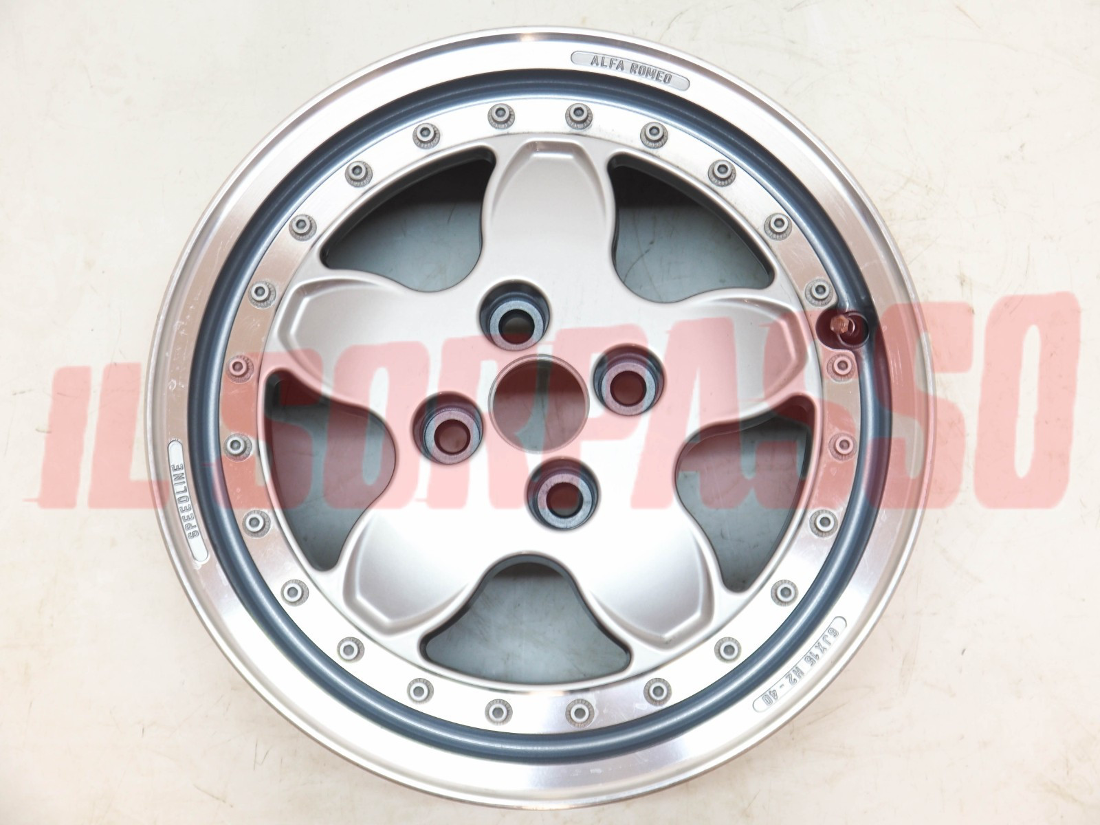 CERCHIO RUOTA SCOMPONIBILE SPEEDLINE 6X15 ALFA ROMEO 145 146 ORIGINALE