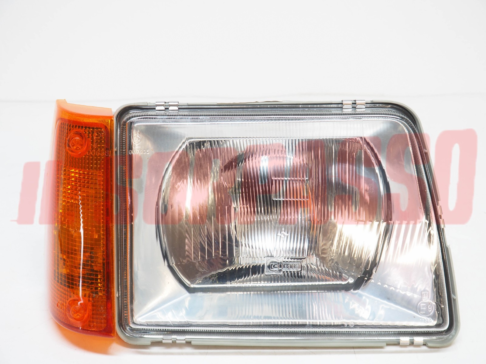 GRUPPO OTTICO FARO FANALE DESTRO + FRECCIA SEAT MARBELLA '86 ORIGINALE CIBIE'