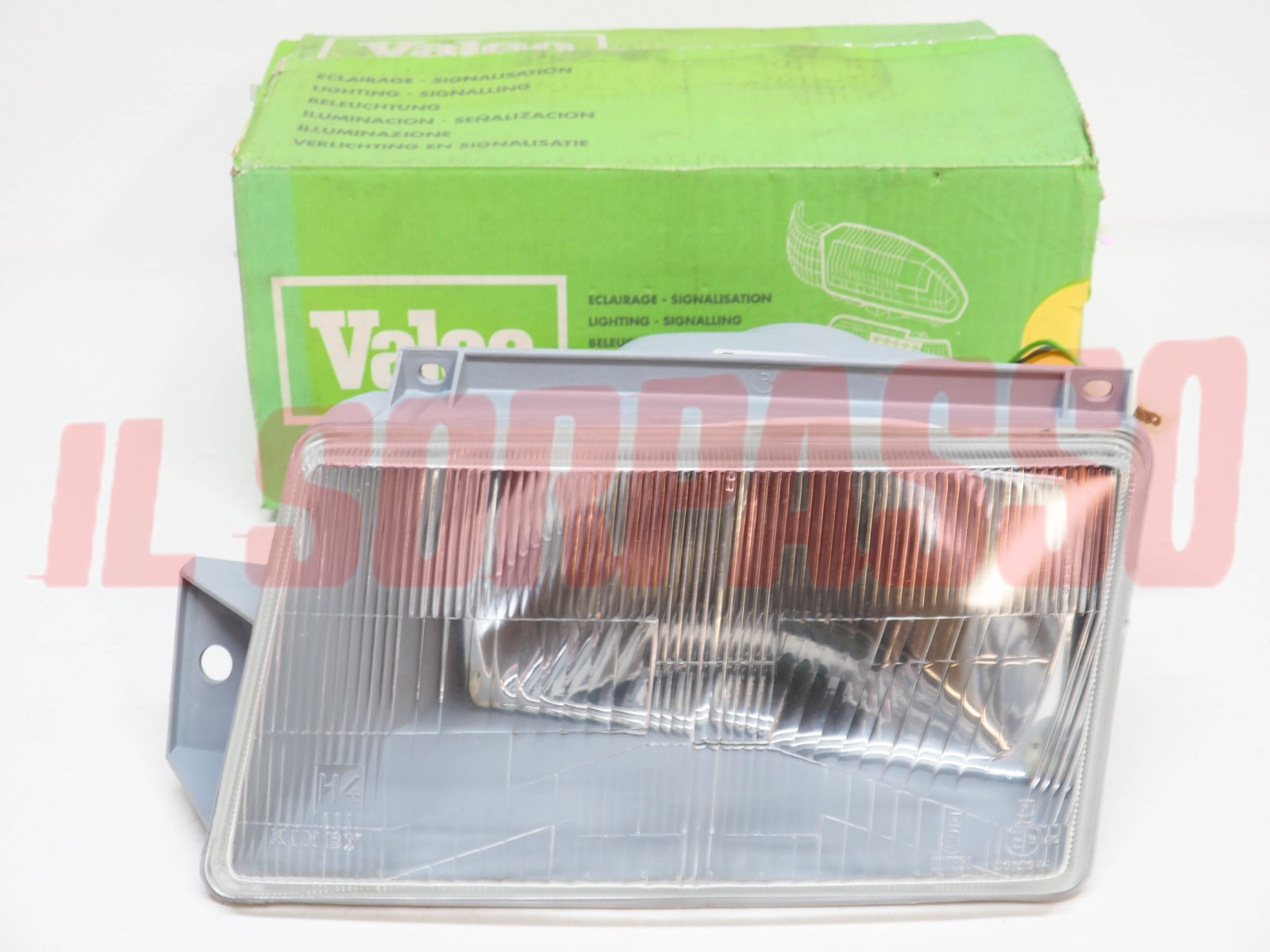 GRUPPO OTTICO FARO FANALE SINISTRO SEAT RONDA DAL 7/83 ORIGINALE KINBY H4