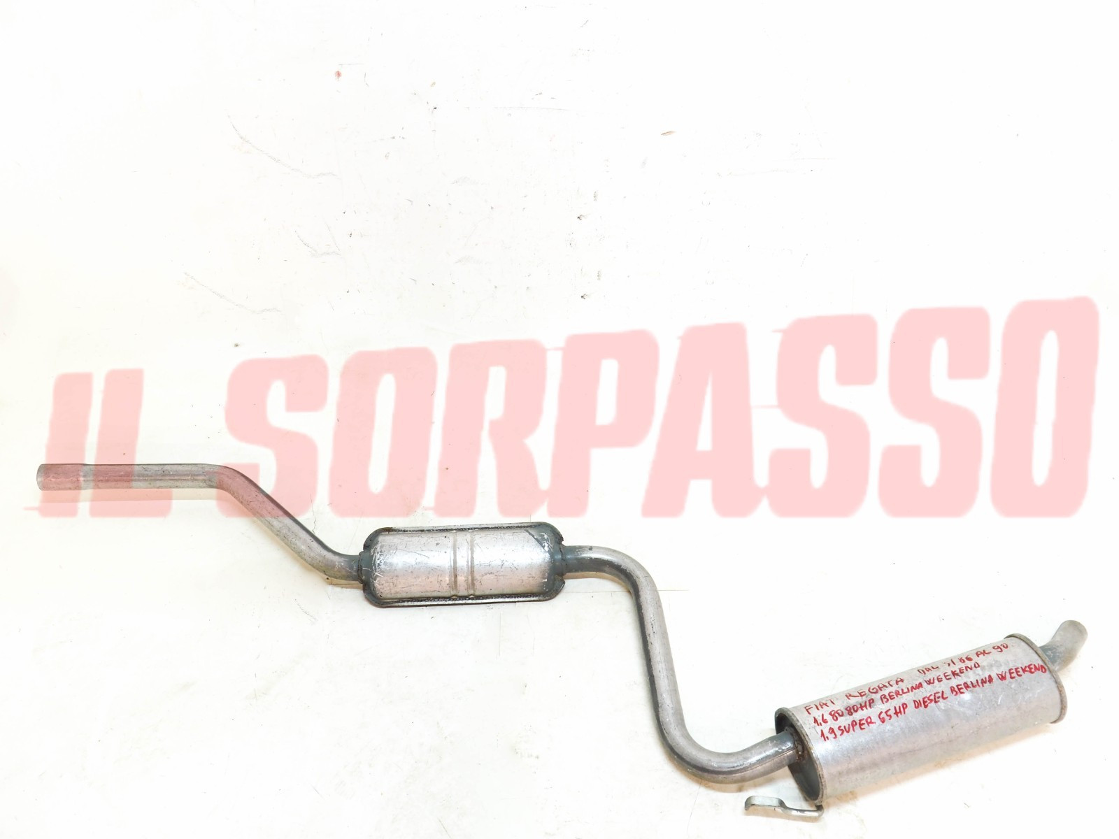 CENTRALE MARMITTA FIAT REGATA WEEKEND 1600 1900 DAL 5/86 AL 90 NOS