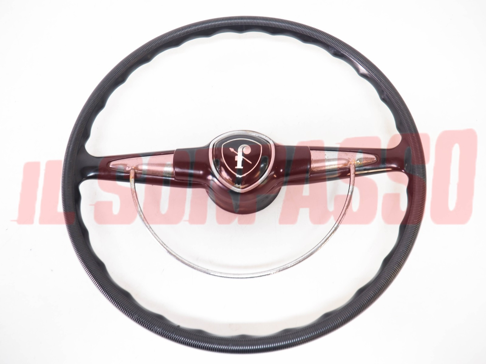 VOLANTE STERZO + PULSANTE CLACSON LANCIA FLAMINIA BERLINA COUPE ORIGINALE