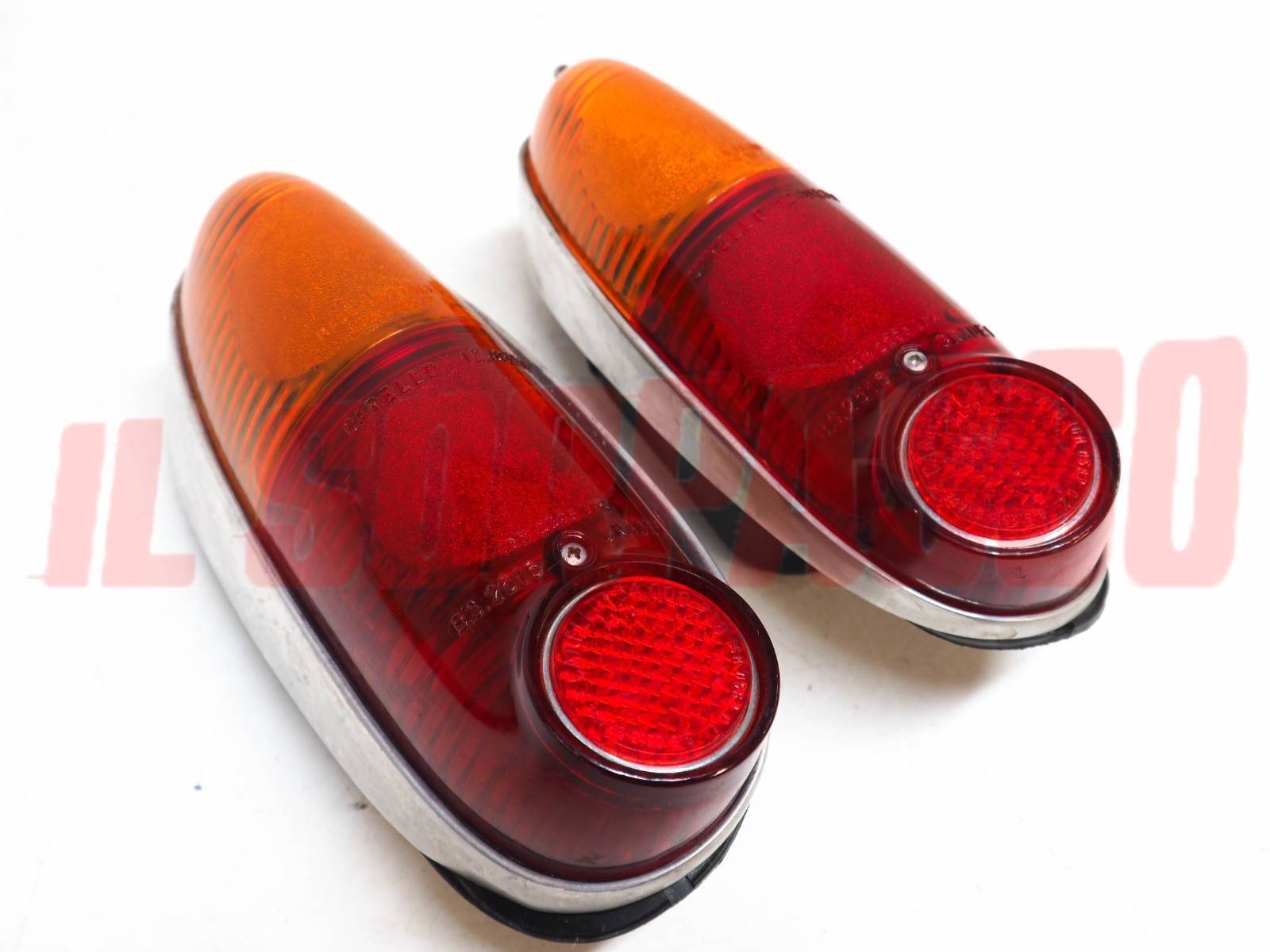 FANALI POSTERIORI DESTRO SINISTRO + CUFFIE ALFA ROMEO RENAULT 4 1 SERIE CARELLO