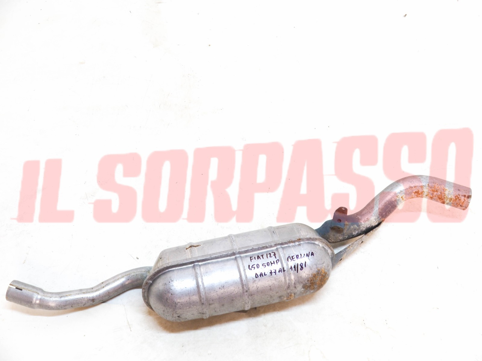 MARMITTA TERMINALE SCARICO FIAT 127 1050 cc  DAL 77 AL 11.81 FONDO DI MAGAZZINO