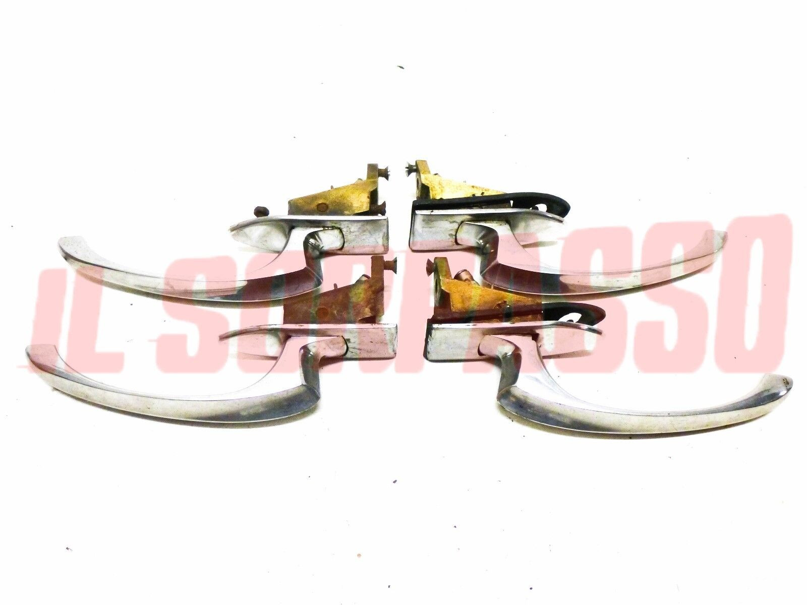 MANIGLIE PORTA ESTERNE CROMATE LANCIA APPIA 3 SERIE ORIGINALI