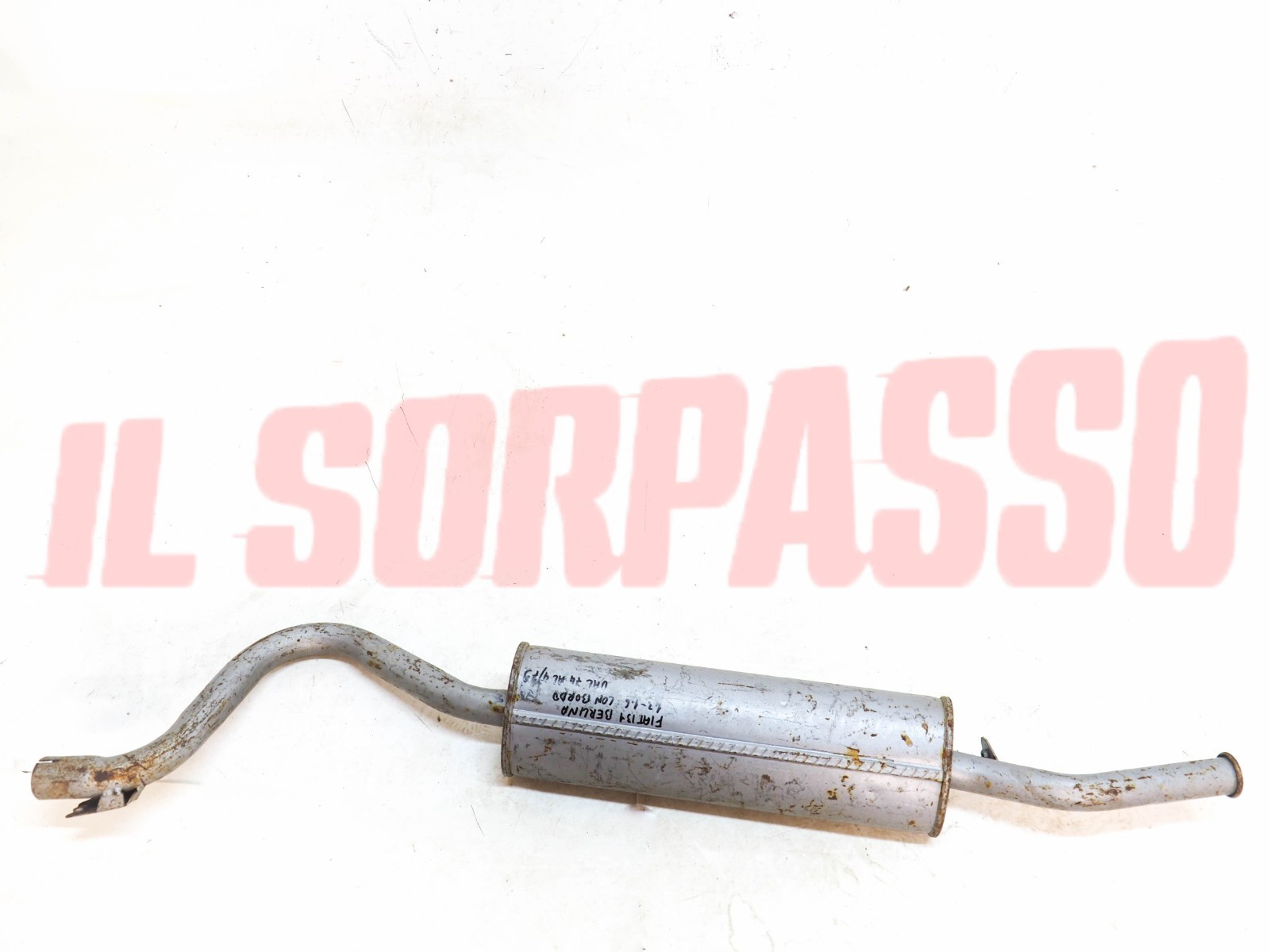 TERMINALE SCARICO MARMITTA FIAT 131 1.3 1.6 BERLINA DAL 74 AL AL 4.79 CON BORDO