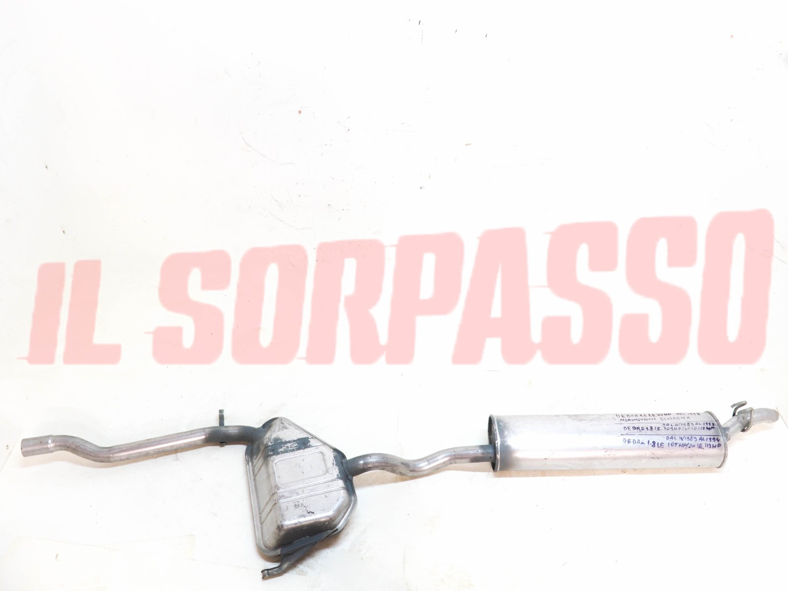 FINALE TERMINALE SCARICO MARMITTA LANCIA DEDRA 1.6 1.8 2.0 I.E KAT. DA 4/89 A 94