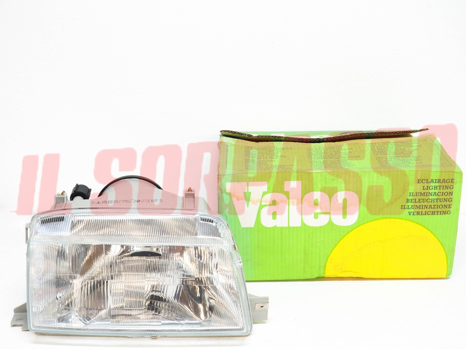 GRUPPO OTTICO FANALE FARO DESTRO RENAULT R19 ORIGINALE CIBIE