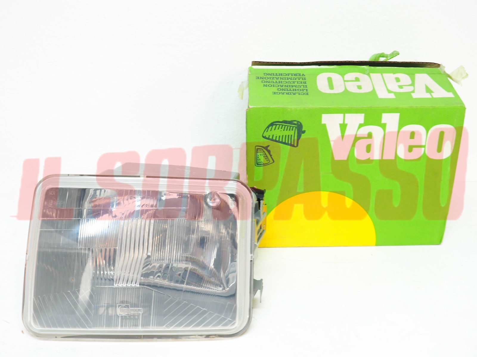 GRUPPO OTTICO FANALE FARO SINISTRO RENAULT R18 ORIGINALE CIBIE JODIO H4 DAL 1981