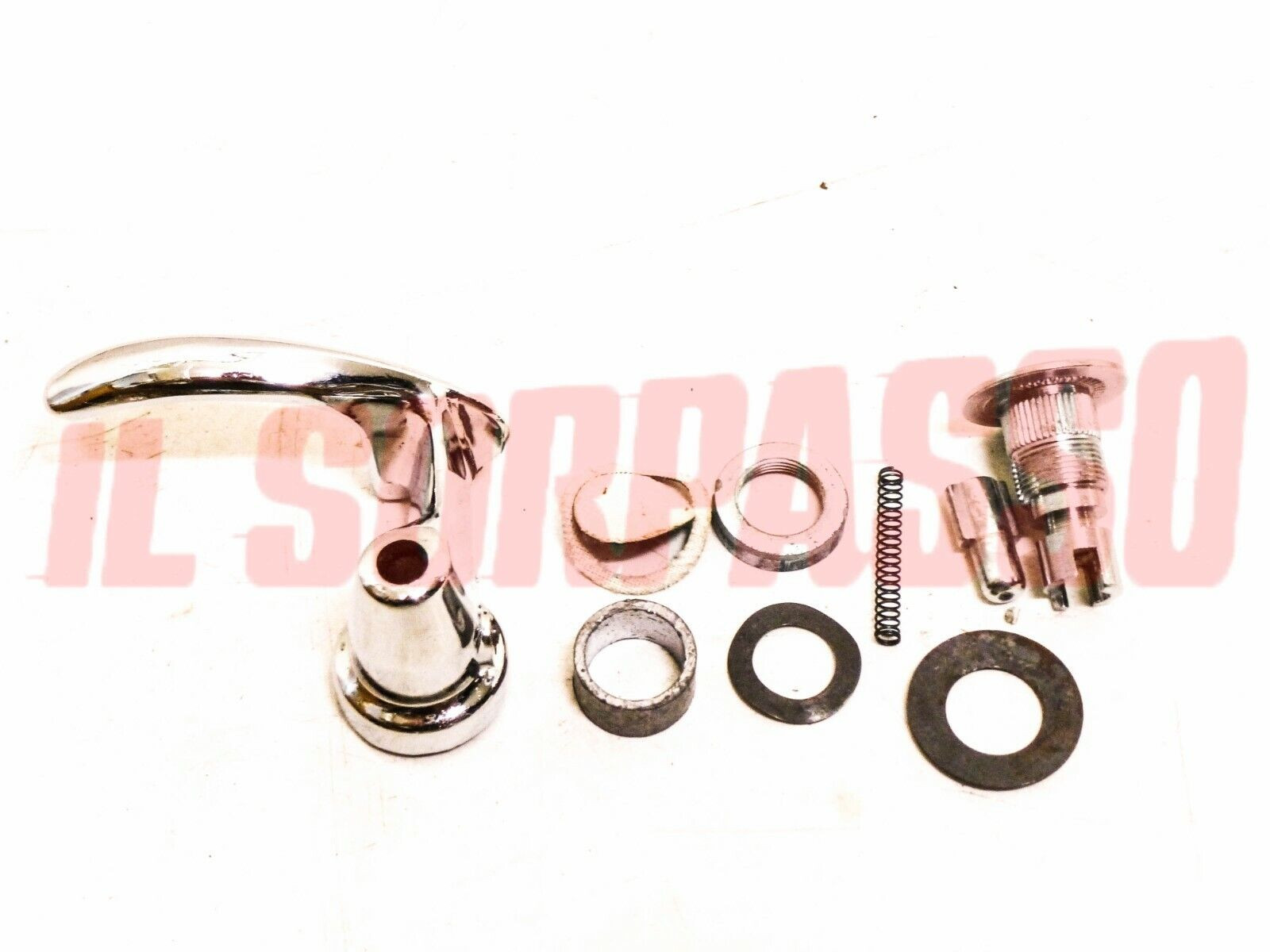 MANIGLIA GALLETTO DEFLETTORE PORTA DESTRA FIAT 1300 1500 ORIGINALE