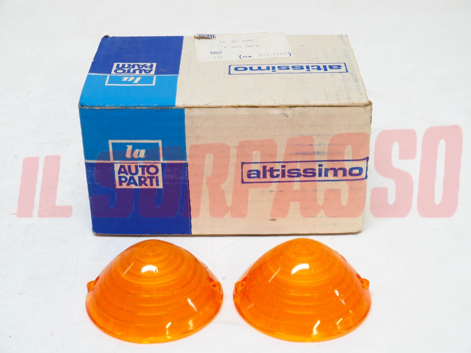 PLASTICHE FANALINI POSTERIORI FIAT CAMPAGNOLA FERRARI 250 ORIGINALI ALTISSIMO