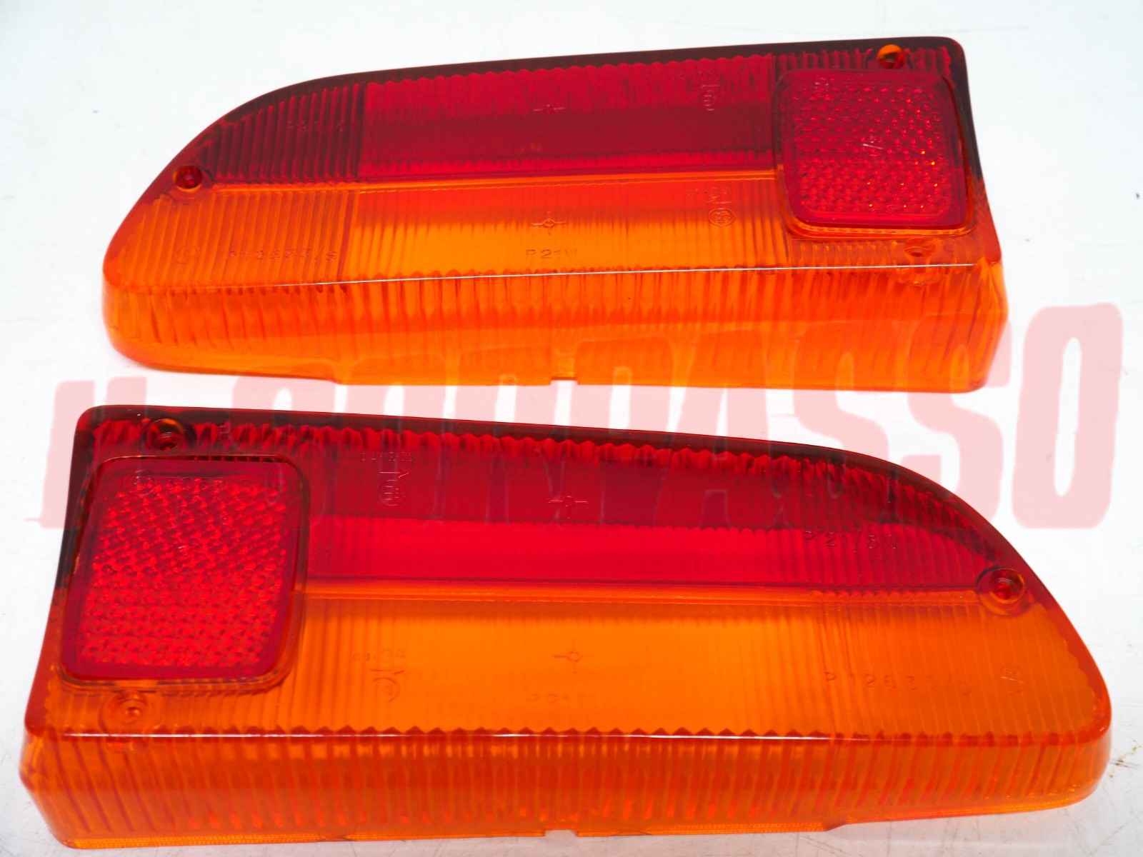 PLASTICHE FANALI POSTERIORI DESTRA SINISTRA FIAT 850 SPIDER LAMBORGHINI MIURA