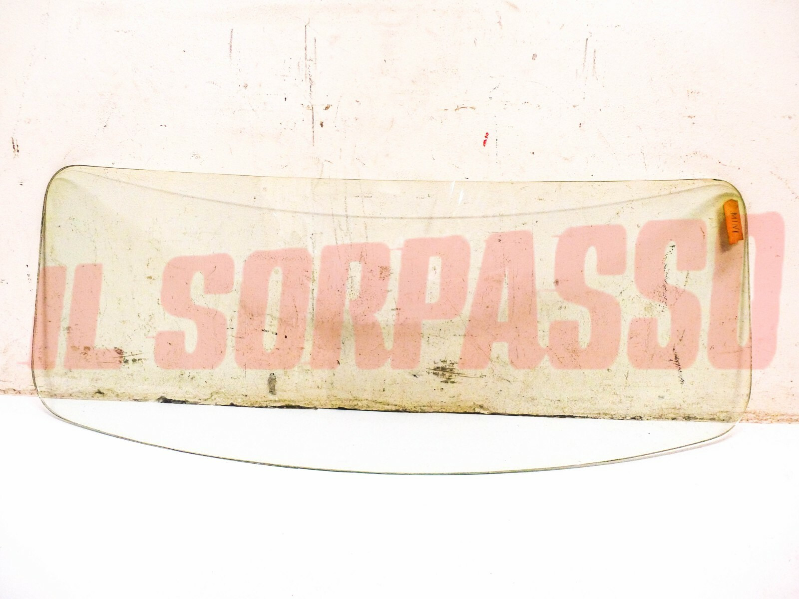 VETRO ANTERIORE PARABREZZA INNOCENTI AUSTIN ROVER MINI MINOR COOPER VERDE NOS