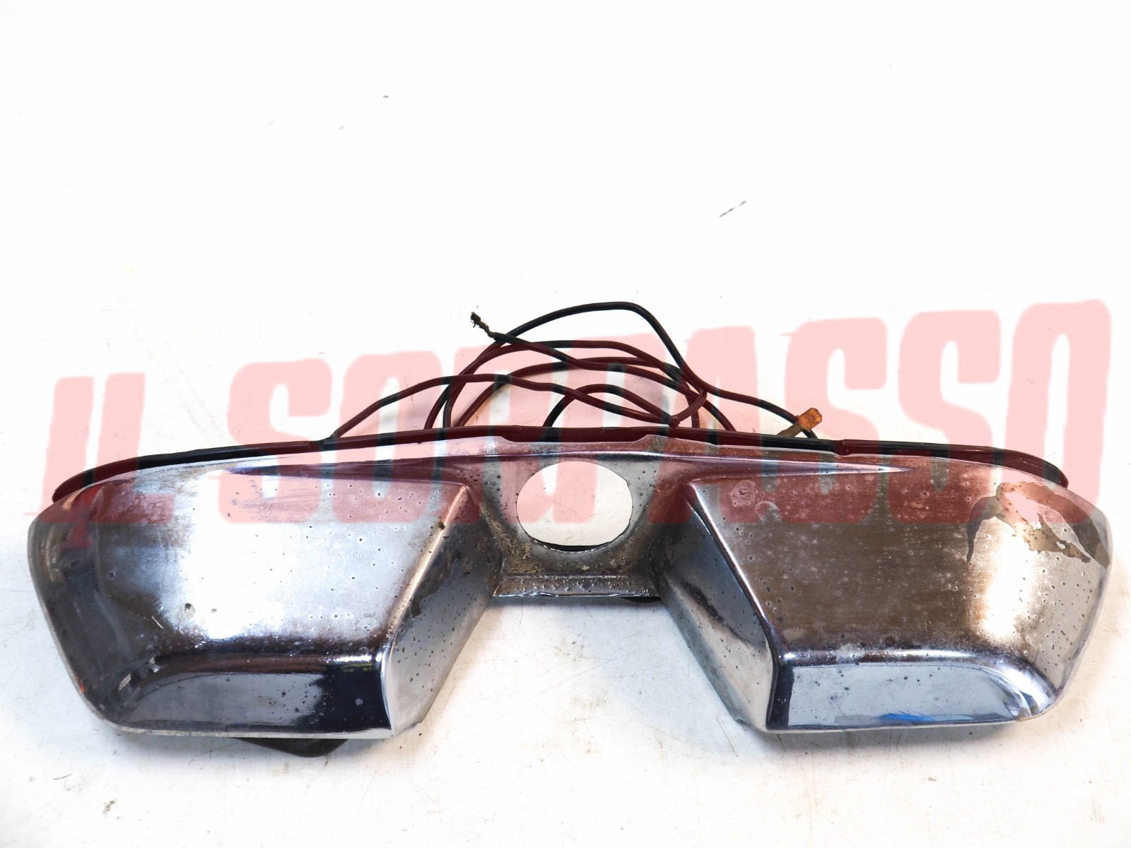 FANALE FANALINO LUCE TARGA + GUARNIZIONE LANCIA FLAVIA COUPE ORIGINALE