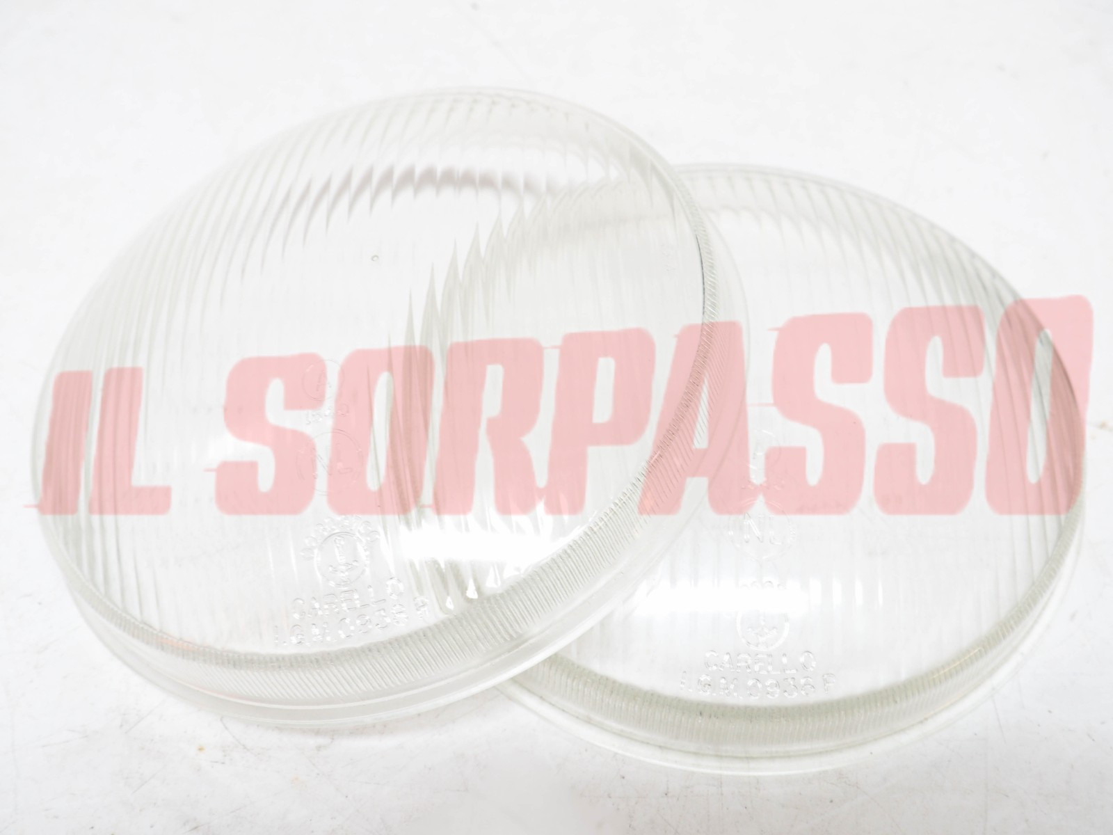 VETRI ANTERIORI GRUPPI OTTICI FANALI FIAT 1100 103 BAULETTO E TV AR 51 CARELLO