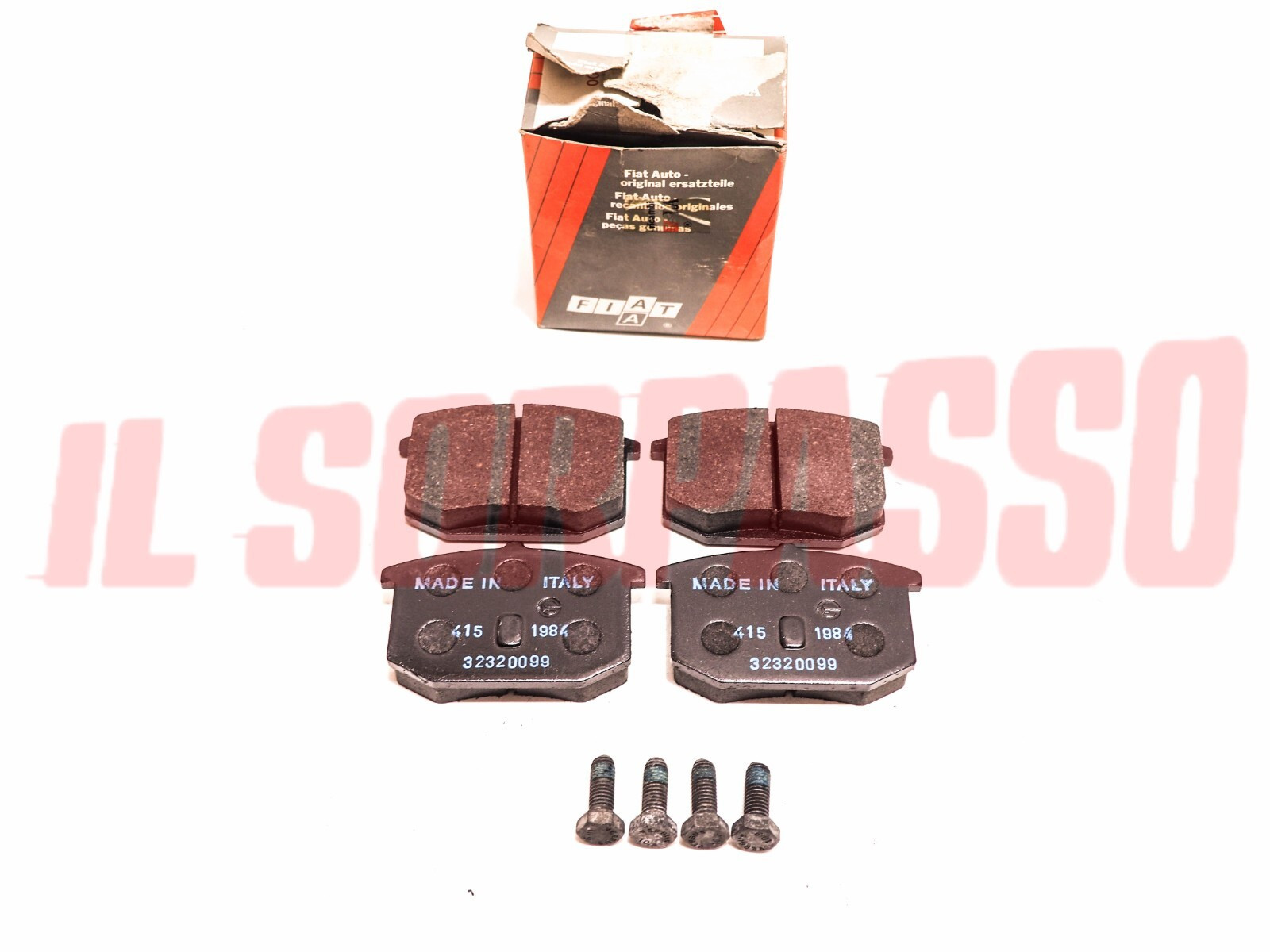 PASTICCHE FRENO POSTERIORI LANCIA GAMMA BERLINA COUPE ORIGINALI 82361903 NOS