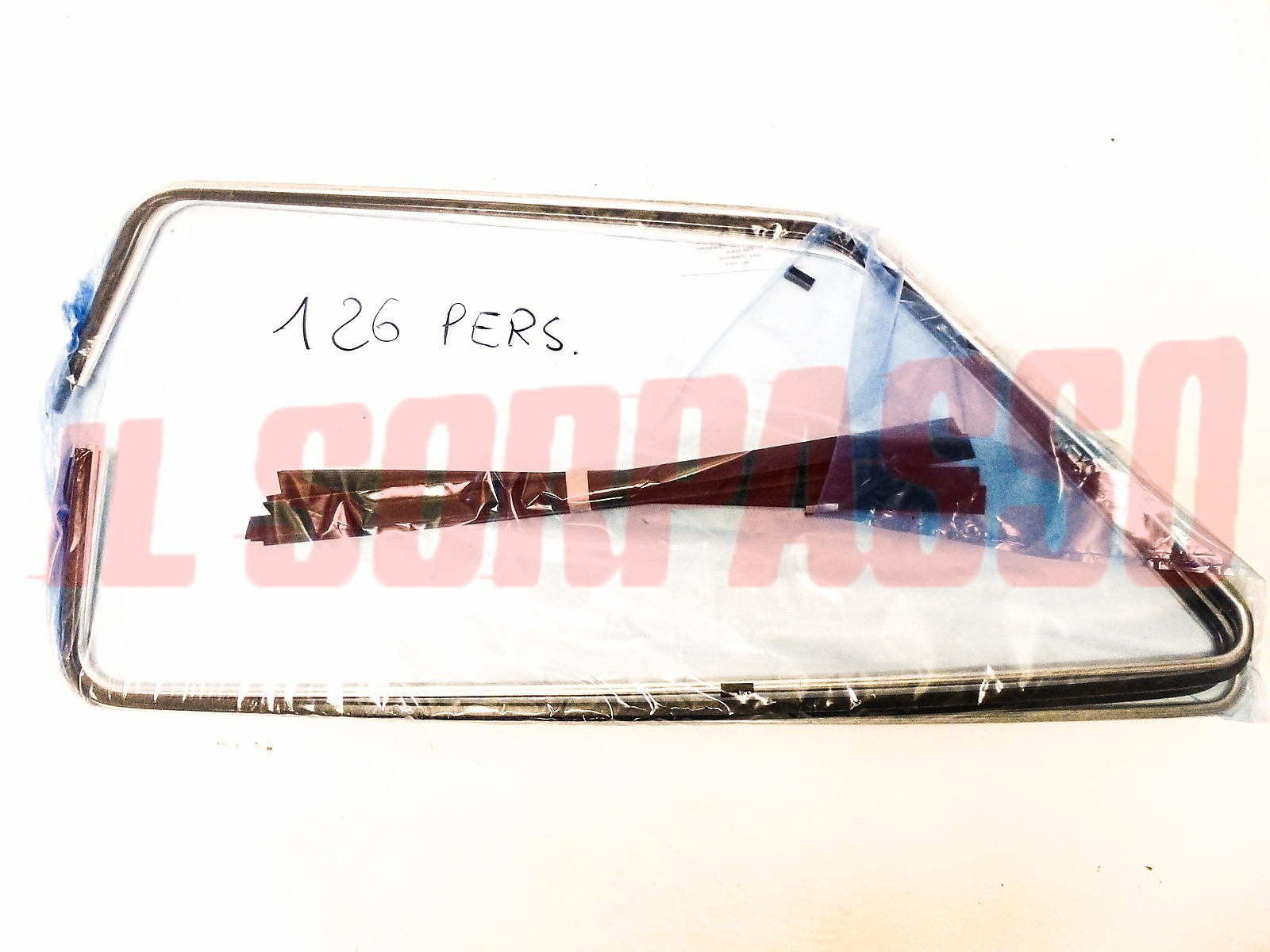 PROFILI RASAVETRI RASCHIAVETRI ALLUMINIO + NERI PORTE FIAT 126 PERSONAL INT EST