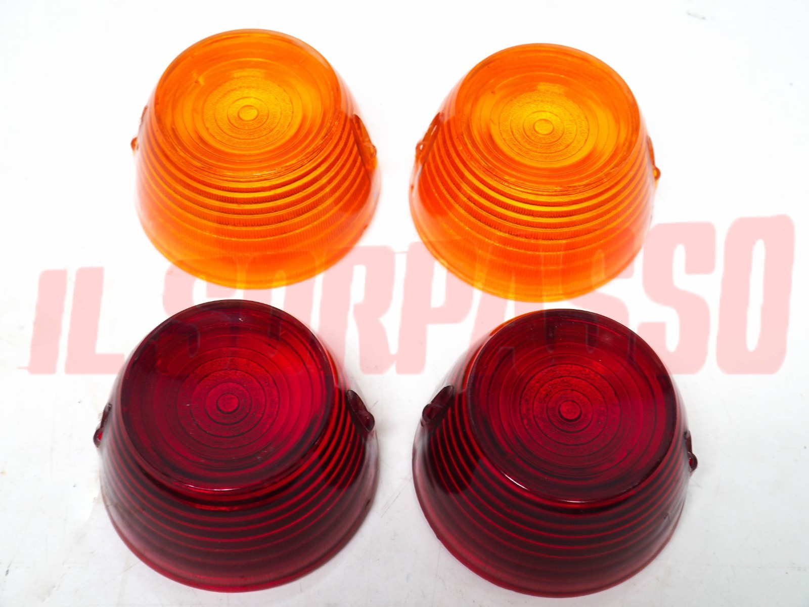PLASTICHE FANALI POSTERIORI ROSSE + ARANCIO ALFA ROMEO GIULIETTA + GIULIA SS