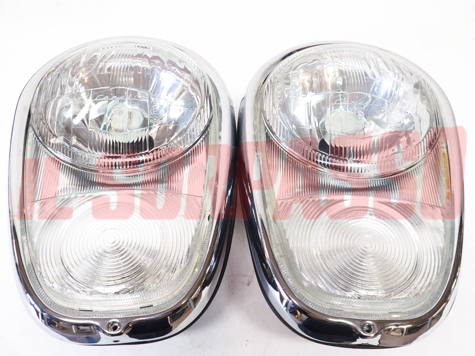 GRUPPI OTTICI FANALI FARI CORNICI GUARNIZIONI INNOCENTI IM3 JM3 ORIGINAL CARELLO