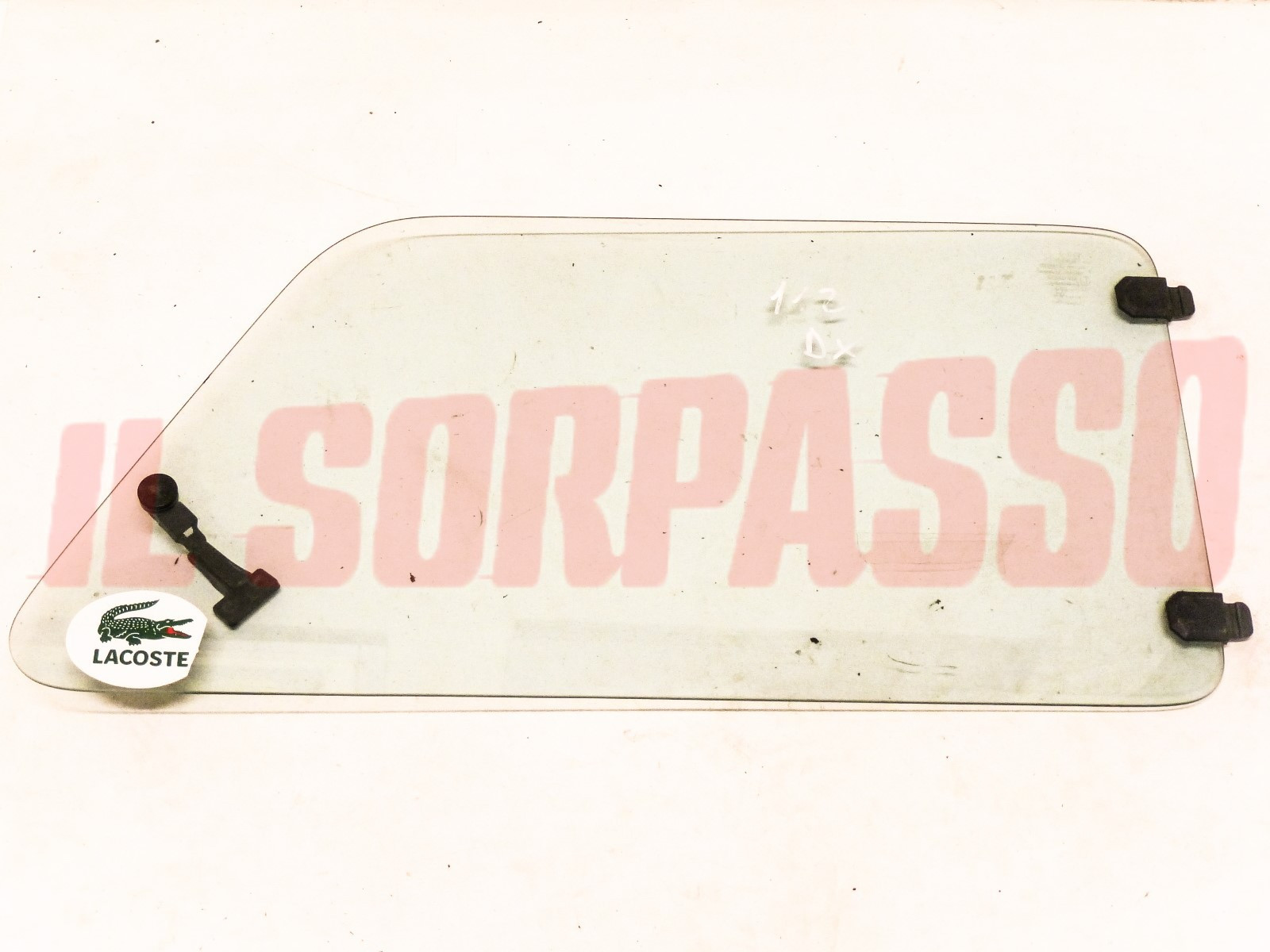 VETRO LATERALE APRIBILE VOLETTO DESTRO VERDE AUTOBIANCHI A112 + ABARTH U.T USATO