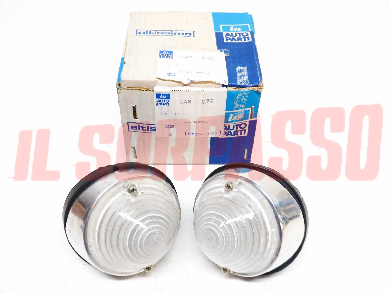 FANALINI ANTERIORI FRECCE DESTRO + SINISTRO FIAT 500 D 600 D ORIGINALI ALTISSIMO