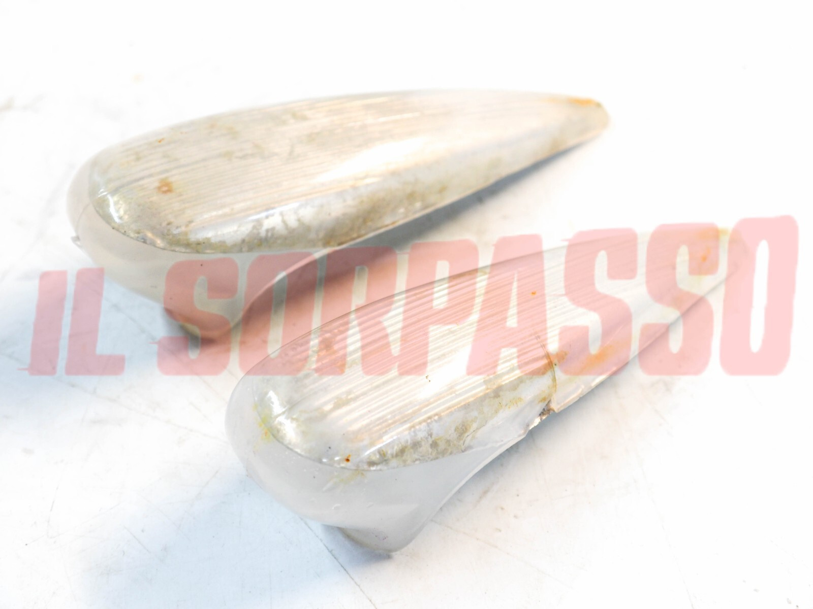 PLASTICHE FANALINI ANTERIORI FRECCE FIAT TOPOLINO BELVEDERE 500 C 1 SERIE NOS
