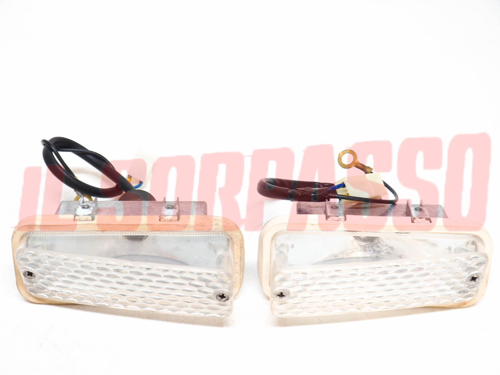 FANALINI ANTERIORI DESTRO + SINISTRO FIAT DINO COUPE 2000 2400 ORIGINALI CARELLO