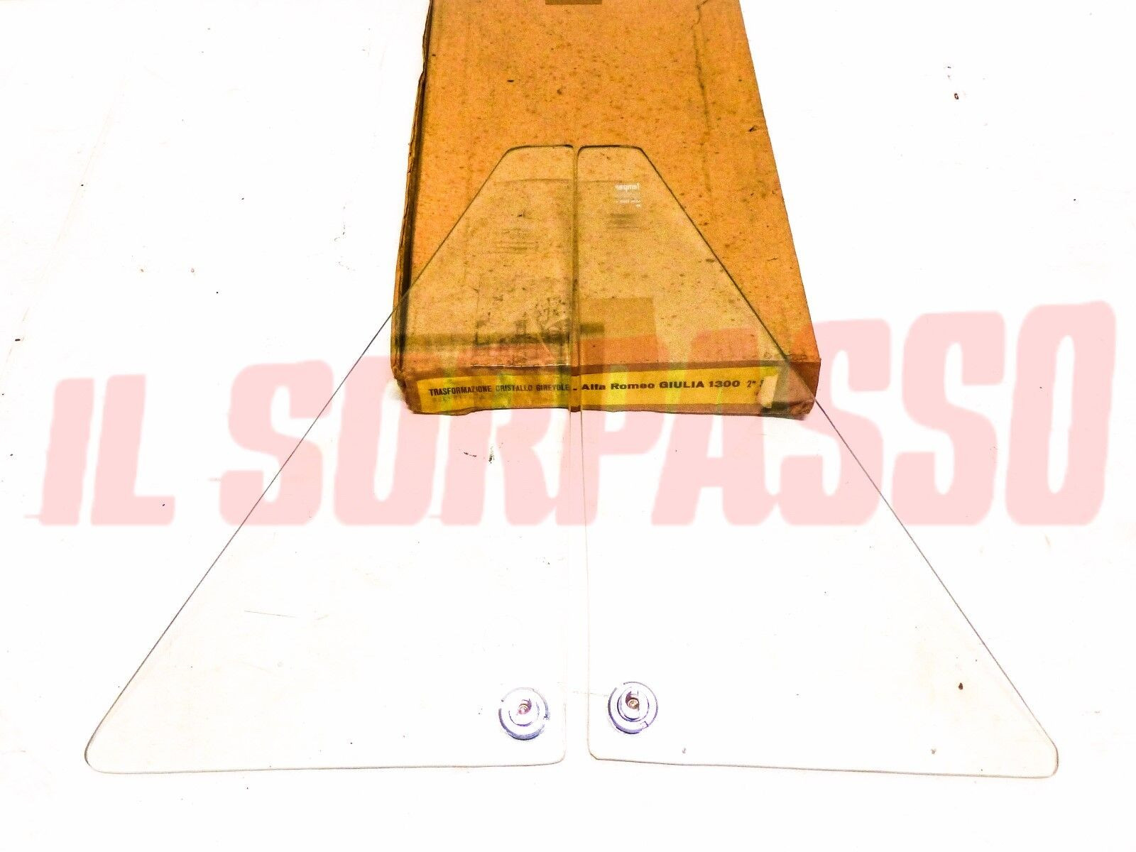 VETRO DEFLETTORE PORTA DESTRO SINISTRO ALFA ROMEO GIULIA 1750 2000 BERLINA MOD.