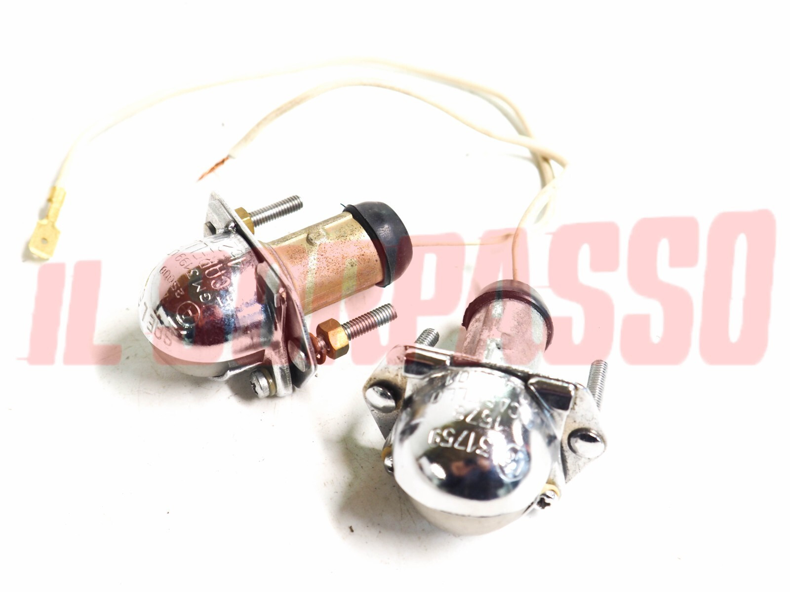 FANALINI LUCI TARGA ALFA ROMEO GT SCALINO GTA LANCIA FULVIA HF 1600 CARELLO NOS