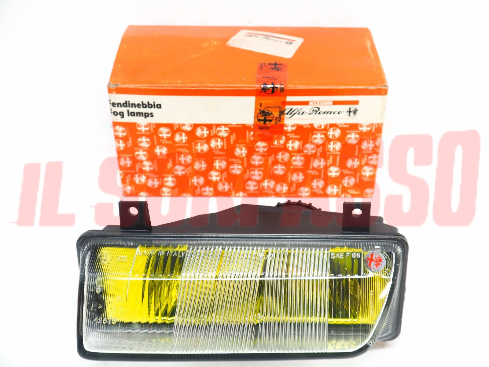 FANALINO FENDINEBBIA SINISTRO GIALLO SU PARAURTI  ALFA ROMEO 164 FL CARELLO
