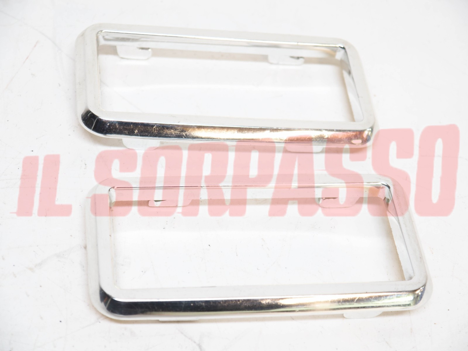 CORNICI MOSTRINE MANIGLIE APRI PORTA LANCIA BETA COUPE SPIDER ORIGINALI CROMATE