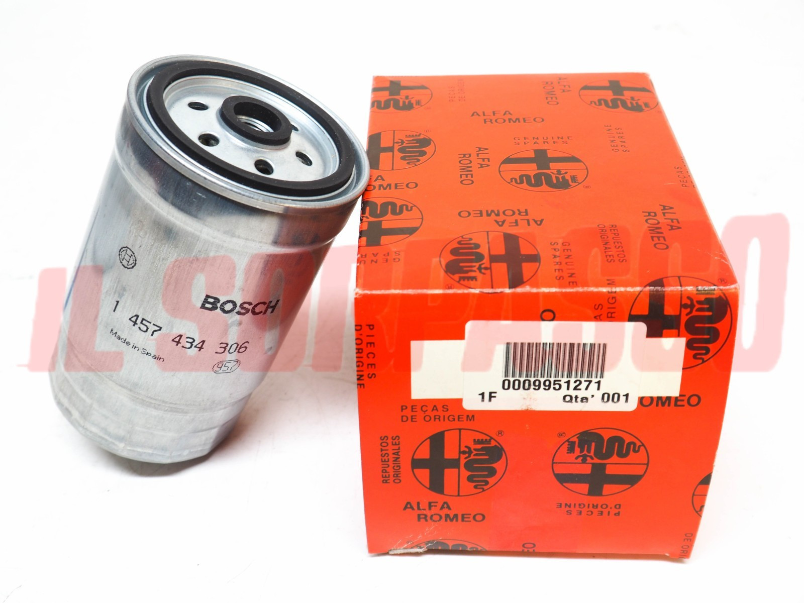FILTRO NAFTA GASOLIO ALFA ROMEO 156 + SPORTWAGON 932 - 166 936 BOSCH 9951271