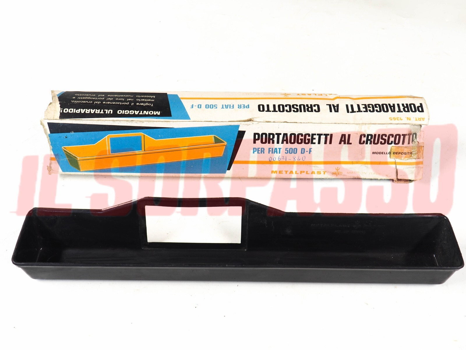 VANO PORTA OGGETTI CRUSCOTTO POSACENERE FIAT 500 F L N R ACCESSORIO NO SCATOLA