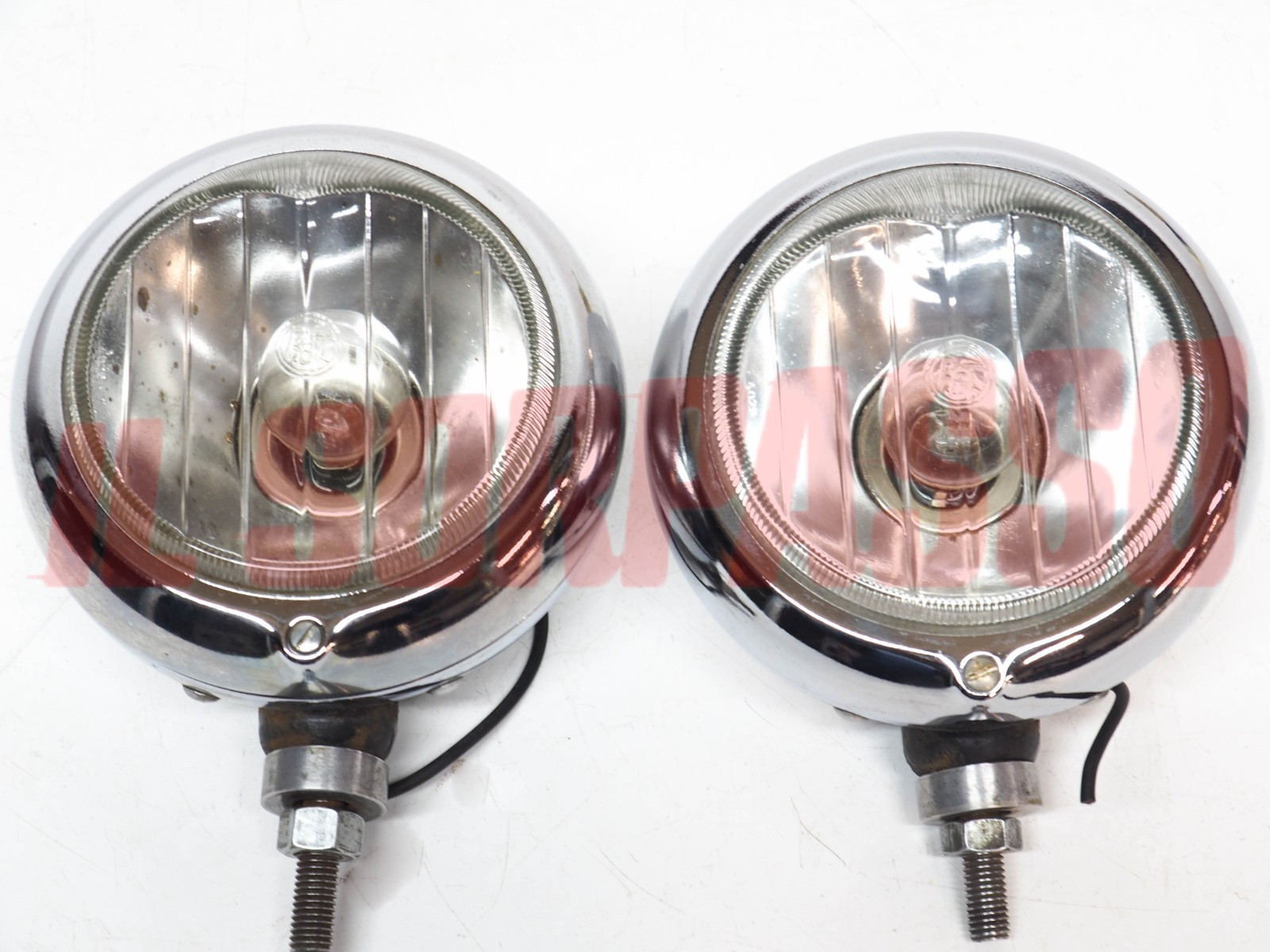 COPPIA FENDINEBBIA RBT IN VETRO ANNI 50 60 FERRARI MASERATI LANCIA ALFA ROMEO