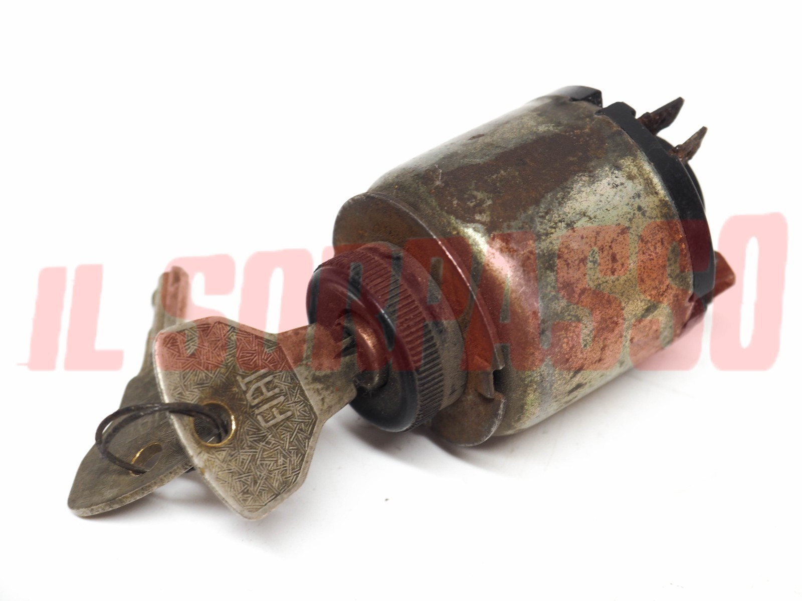 COMMUTATORE BLOCCHETTO ACCENSIONE CON CHIAVE FIAT 850 - 124 MARELLI USATO