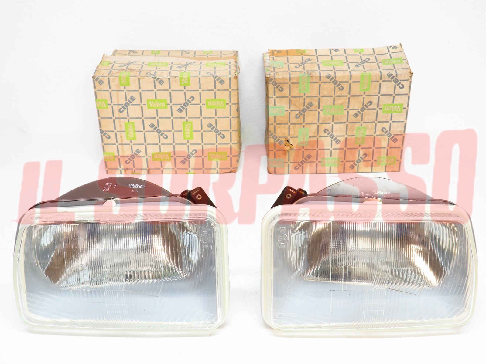 GRUPPI OTTICI FANALI FARI DESTRO + SINISTRO RENAULT 14 R14 2 SERIE CIBIE