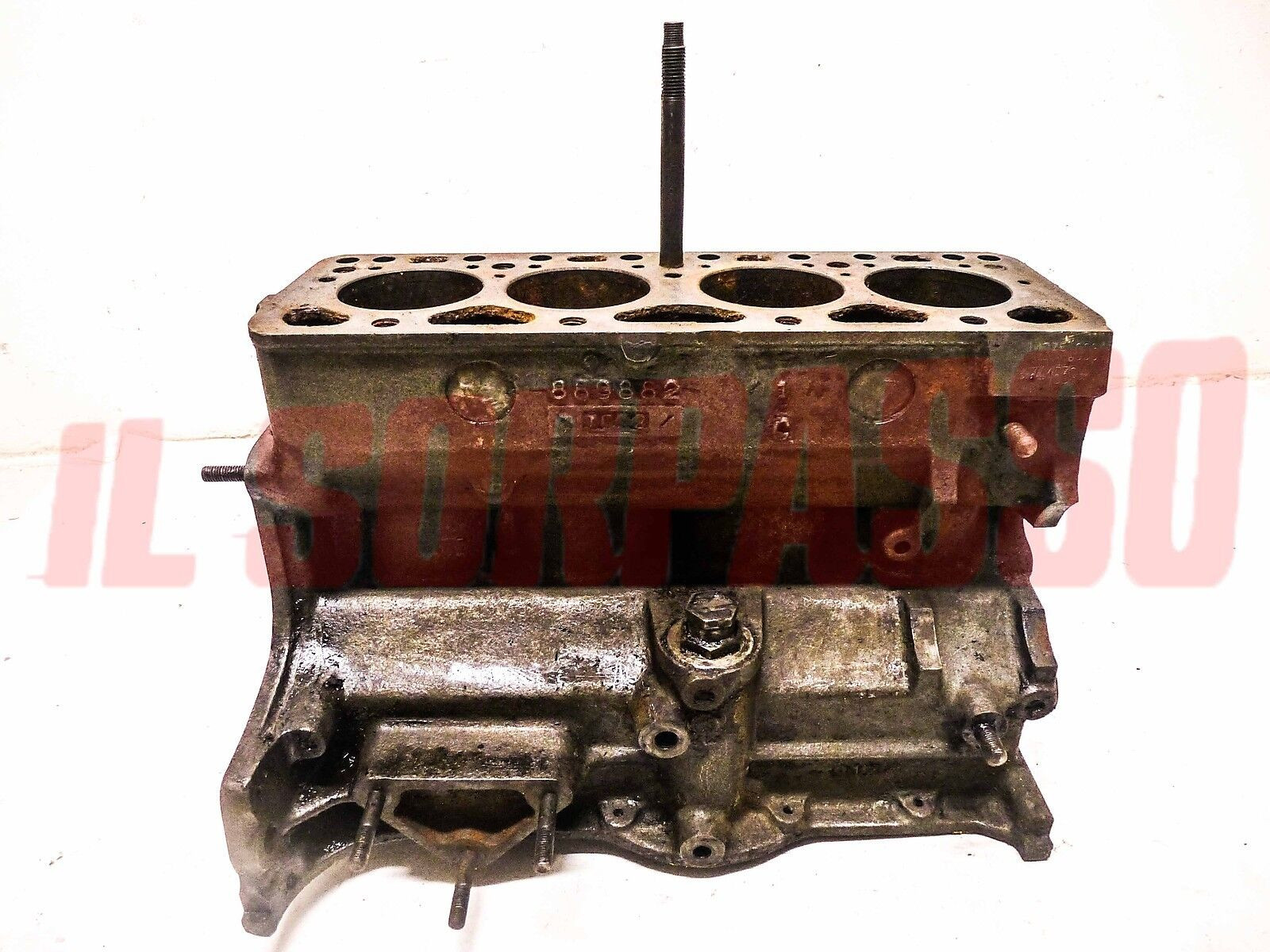 MONOBLOCCO MOTORE FIAT 1100 103 BAULETTO SIGLA 103E CODICE 889882 BLOCK ENGINE