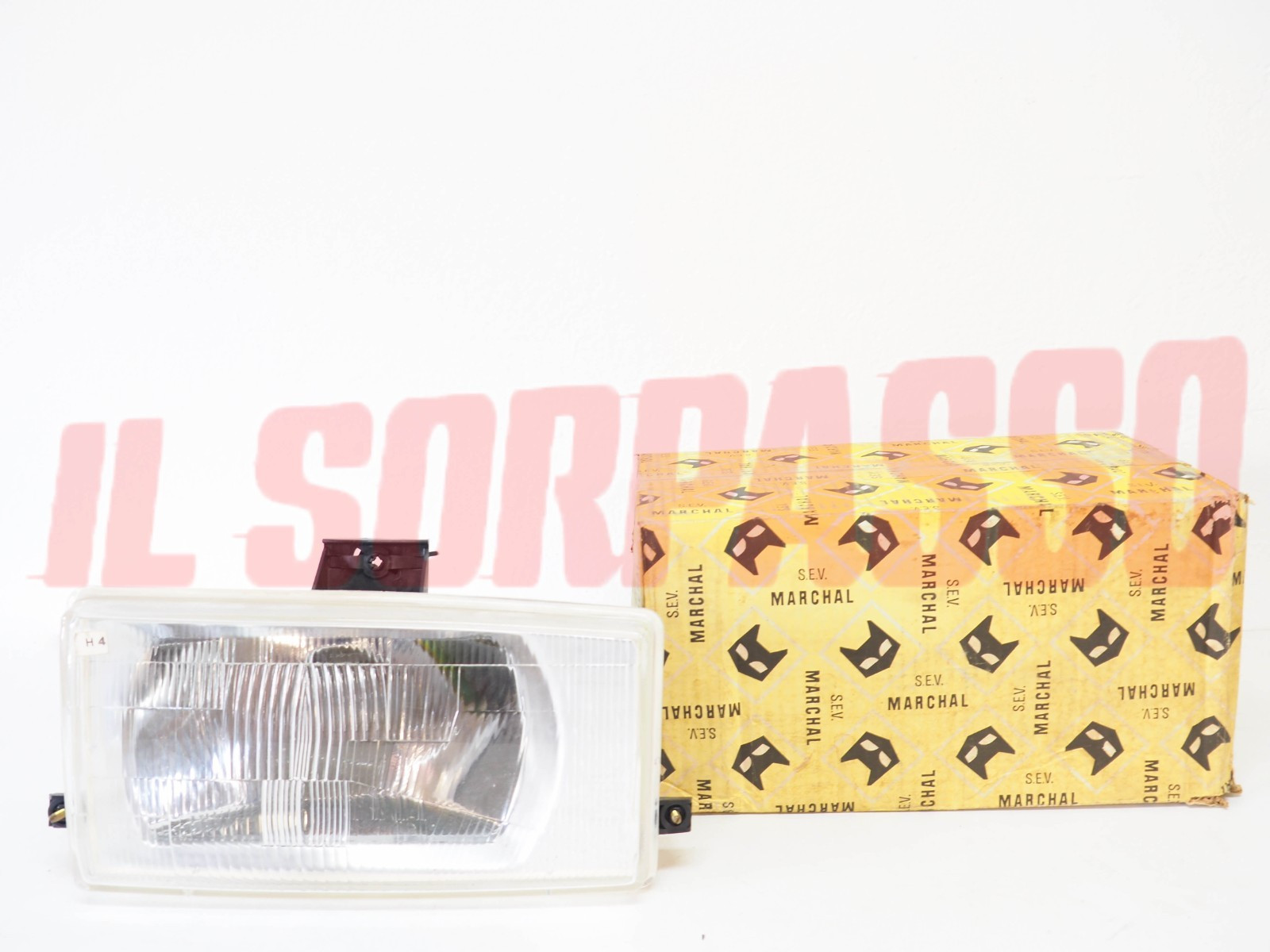 GRUPPO OTTICO FANALE FARO DESTRO PEUGEOT 104 ORIGINALE SEV MARCHAL JODIO H4