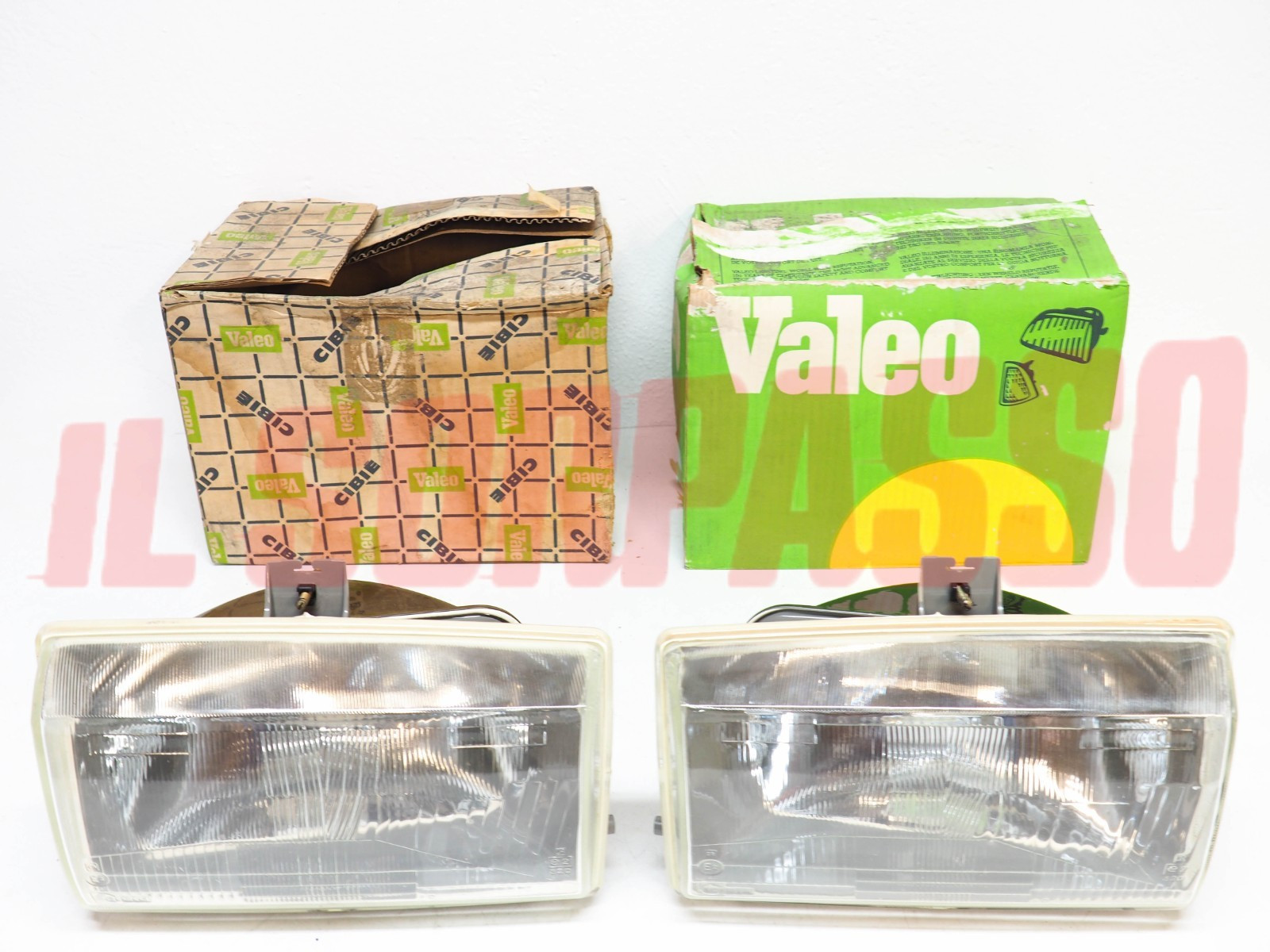 GRUPPI OTTICI FANALI FARI DESTRO SINISTRO PEUGEOT 305 2 SERIE CIBIE ORIGINALI