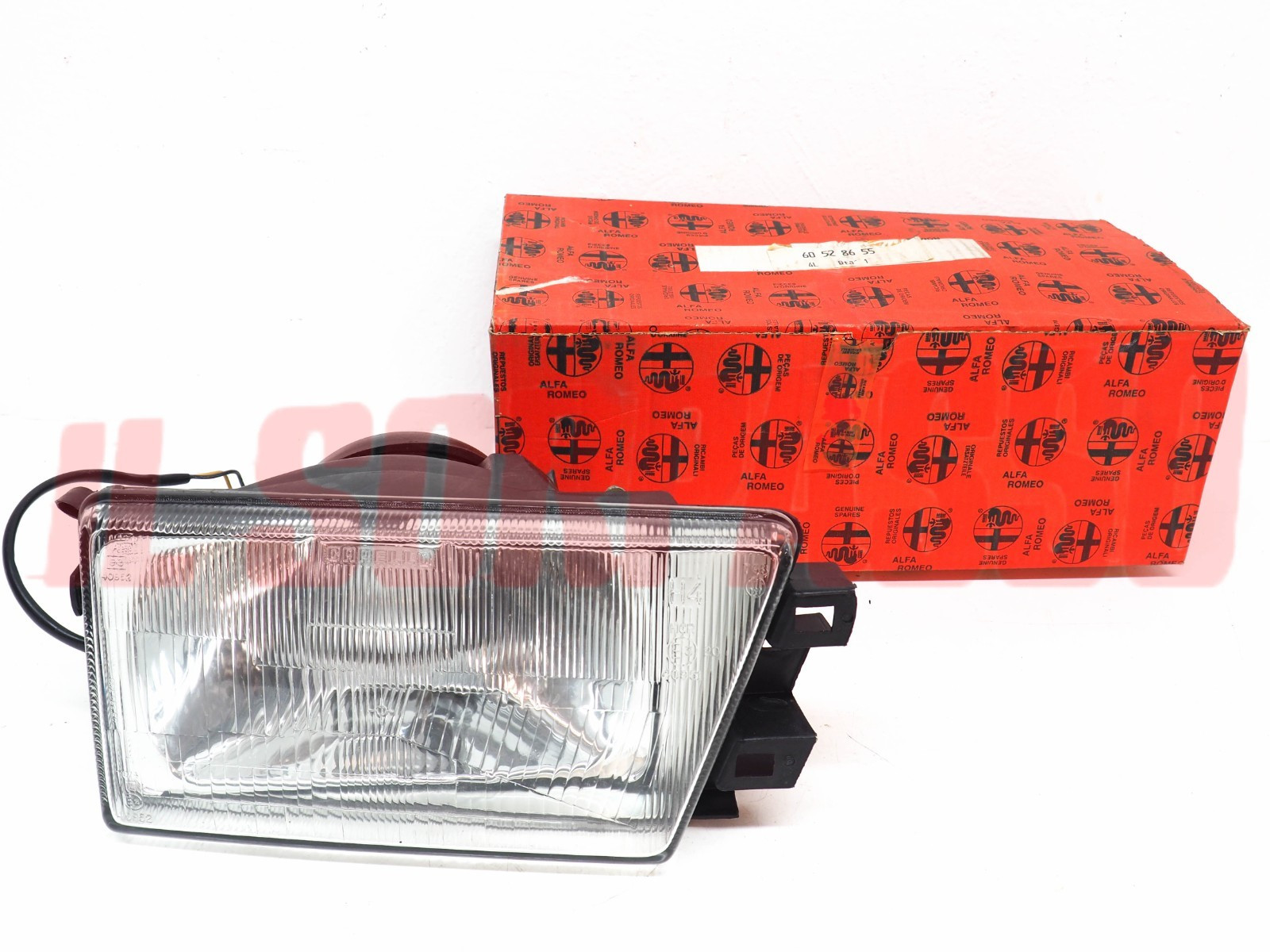 GRUPPO OTTICO FANALE FARO DESTRO  ALFA ROMEO 75 TURBO TS EVOLUZIONE CARELLO NOS