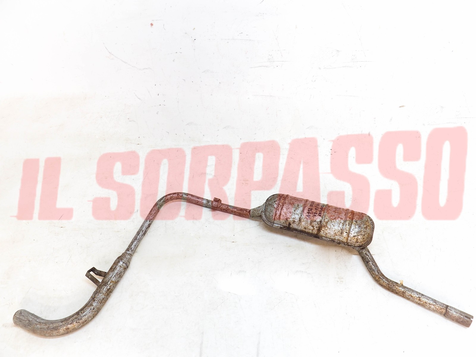 CENTRALE + FINALE SCARICO MARMITTA AUTOBIANCHI A112 ELEGANT DAL 73 AL 9/77  NOS