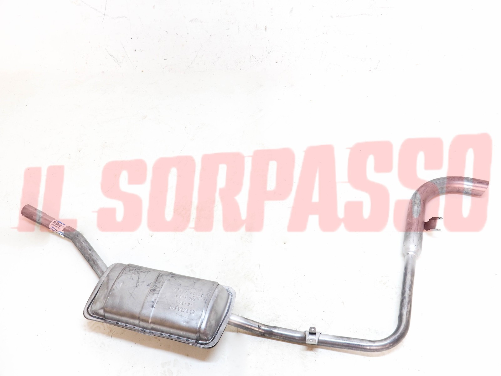 CENTRALE + TERMINALE SCARICO MARMITTA AUTOBIANCHI A112 ELEGANT DAL 73 AL  9/77